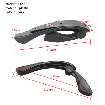 قیمت مناسب بغل بازو قابل کشش از پلاستیک نایلان عملکرد دراز کردن بغل بازو لوازم جانبی صندلی دفتر آنلاین