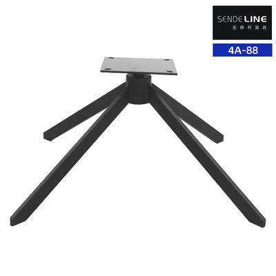 مبل چهارپایی صندلی دفتر پایه جایگزین رنگ سیاه قطر 700mm