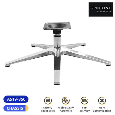 قیمت مناسب مونتاژ مورد نیاز - پشتیبانی کمری و با پایه آلومینیوم صندلی اداری آلومینیوم با کیفیت بالا است آنلاین