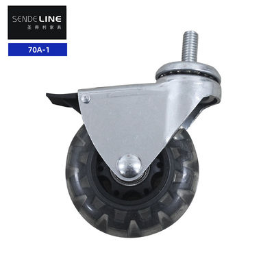 قیمت مناسب 200 کيلوگرم بار فلزي سياه صندلي اداري محور تعويض چرخ پزشکي آنلاین