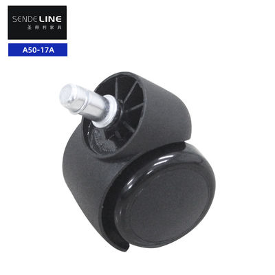 0.5kg بارگذاری صندلی دفتر چرخ تعویض نایلون 50mm 5 چرخ صندلی دفتر