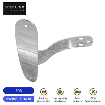 قیمت مناسب صندلی اداری آهن کروم پوشانده بازوپای جایگزین ارگونومیک برای صندلی های کلاس بزرگ آنلاین