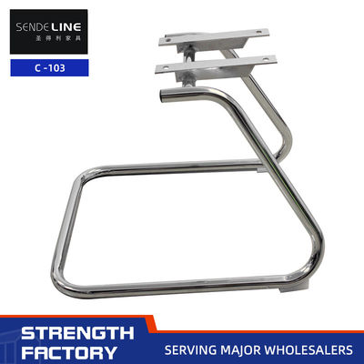 قیمت مناسب کروم پوششی صندلی اداری فریم فلزی الکتروپلاستی / فریم قوس سیاه آنلاین