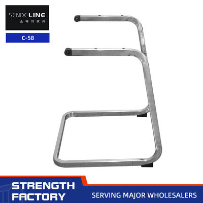 قیمت مناسب صندلی اداری لوله آهن ساختار فلزی 620mm ارتفاع الکترولیت رنگ آنلاین