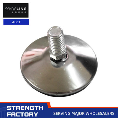 قیمت مناسب کف صندلی آهن سیاه متبادل پاهای ضد لغز 12mm / 13mm طول رشته آنلاین