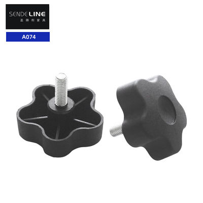 قیمت مناسب پاهای میز تنظیم شده سیاه M8 طول رشته 20mm پاهای صندلی اداری جایگزین آنلاین