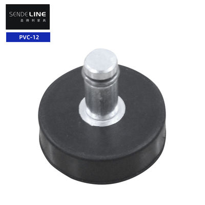 قیمت مناسب M11 پاهای میز تنظیم شده 43mm قطر پایه سیاه صندلی مطاطی دفتر کفپوش آنلاین