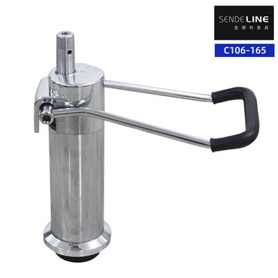 قیمت مناسب 200 کیلوگرم پمپ روغن صندلی حلاقه پایه آهن ریخته کروم صندلی سالن هیدرولیک پایه آنلاین