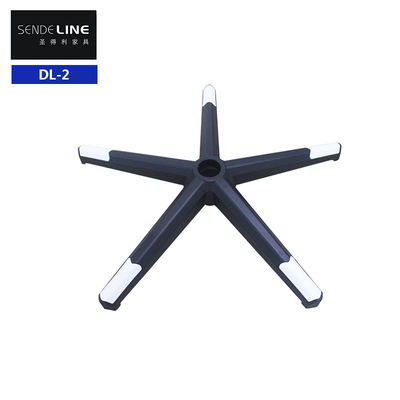 قیمت مناسب صندلی اداری نیلونی سیاه پایه چرخدار با پشتیبانی کمری و چرخ ها آنلاین