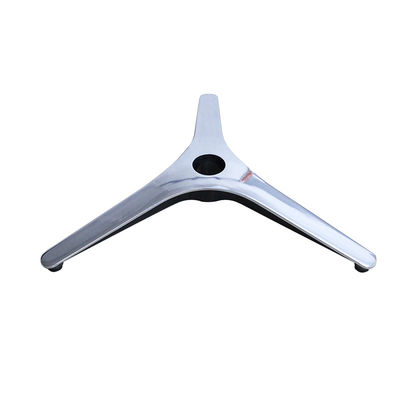 قیمت مناسب پایه صندلی اداری مدرن فلزی با تنظیم ارتفاع رنگ پولیش بدون چرخ آنلاین