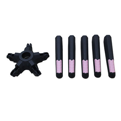 قیمت مناسب فروش مستقیم کارخانه 350mm شعاع نایلون صندلی اداری پایه چرخ دار با پا جدا کننده آنلاین