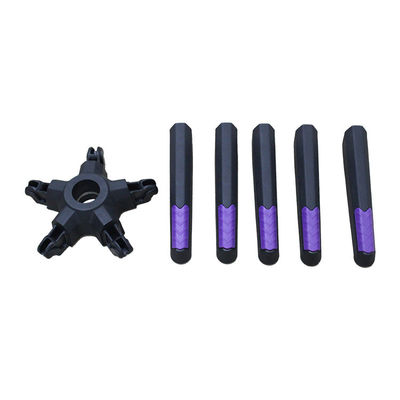 قیمت مناسب جداسازی شعاع 350mm سیاه نیلونی صندلی دفتر پایه چرخش با تنظیم ارتفاع آنلاین