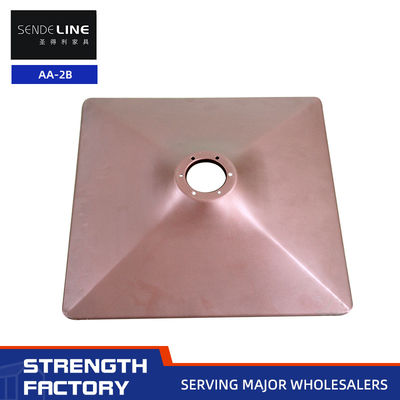 قیمت مناسب پایه صندلی ریش تراش مربع با رنگ سفارشی قهوه ای قرمز آنلاین