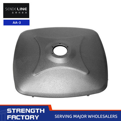 قیمت مناسب 500×500 میلی متر مات سیاه پوشش رنگ چاپ پایه برای صندلی حلاقه / صندلی زیبایی آنلاین