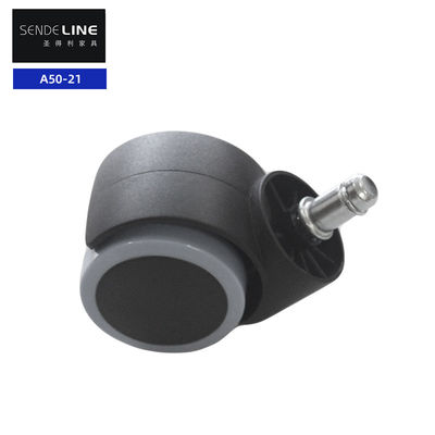 قیمت مناسب 50 کيلوگرم Bifma نايلون ترمز صندلي دفتر چرخ چرخ با ورودی Circlip و لبه آبی روشن آنلاین