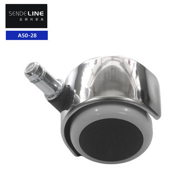 قیمت مناسب 2 اينچ شير سفيد نايلون صندلي اداري چرخ چرخ براي حرکت آسان و رولنگ صاف آنلاین