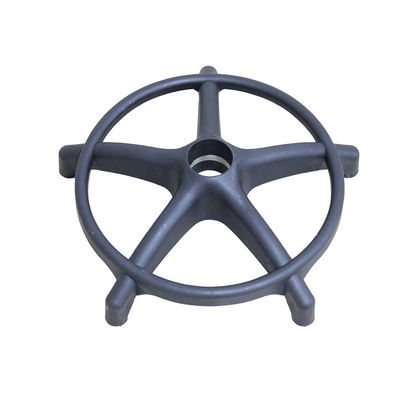 سفید / سیاه صندلی اداری پنوماتیک پایه چرخ دار با کالس 0.7kg 105mm