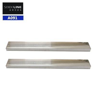 پایه صندلی آرایشگر رنگ روشن فولاد ضد زنگ برای صندلی سالن زیبایی 460*60*20mm