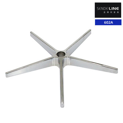 قیمت مناسب پایه صندلی اداری آلومینیوم، رنگ 60 میلی متر بالا، پاهای صندلی 5 ستاره آنلاین