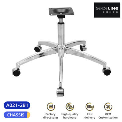 قیمت مناسب پايه صندلي اداري Bifma، پاهاي فلزي الکترواستات پنج ستاره، آسان جدا کردن و جمع آوری آنلاین