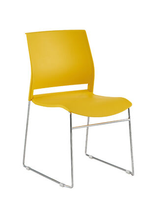 قیمت مناسب وزن شیل لاستیکی 191 کیلوگرم صندلی پلاستیکی مدرن با پایه میله فولاد جامد ایستاده سبک وزن صندلی های جمع آوری شده برای مکان های رویداد آنلاین